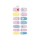 thumbnail image 2 of Pegatinas para uñas, pegatinas para uñas, película de esmalte de uñas multicolor, 2 of 2
