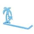 thumbnail image 4 of handcrafted nautical decor palm tree wall mounted toilet paper holder, 4 of 7