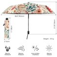 thumbnail image 3 of FORMRS Travel Umbrella Folding Auto Open Close Windproof Rain UV Protection, Watercolor Leaves, 3 of 8