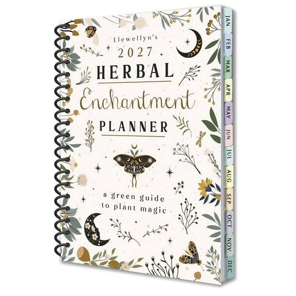 Llewellyn's 2027 Herbal Enchantment Planner: A Green Guide to Plant Magic, (Paperback)