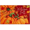 thumbnail image 1 of Olivias Home PR2L-VHT008 22 x 32 in. Pumpkin Harvest Rectangle Accent Rug, Multi Color, 1 of 1
