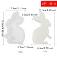 thumbnail image 3 of Cute Rabbit Scented Candle Silicone DIY Plaster Animal Ornament Scented Wax Valentine's Day Scented Wax Making, 3 of 7