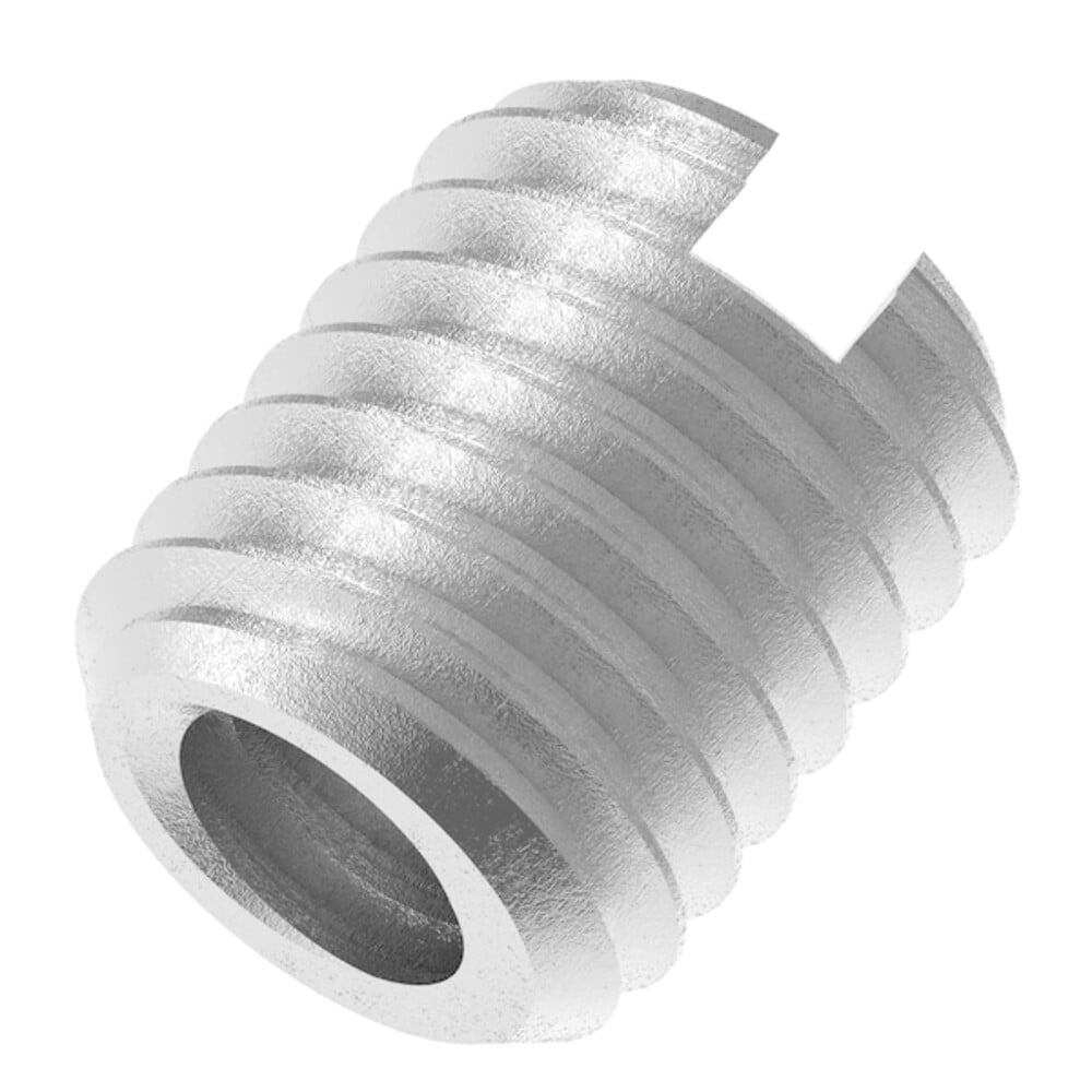 Thin Wall Self Locking Thread Insert, No. 8-32 Int Thrd Sz, 18-8 Stainless Steel, 5 PK