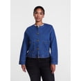 thumbnail image 2 of Scenario Women's and Women's Plus Denim Jacket, Sizes XS-4X, 2 of 8