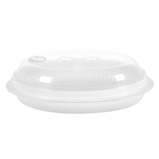 EeaseMX 1 vaporera de pescado versátil de primera calidad de PP, soporte para cocinar al vapor, plato para cocinar al vapor