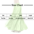 thumbnail image 3 of Skirts for Women Solid Color Casual Elastic Waisted Satin Long Skirt Womens Maxi Skirt, 3 of 4