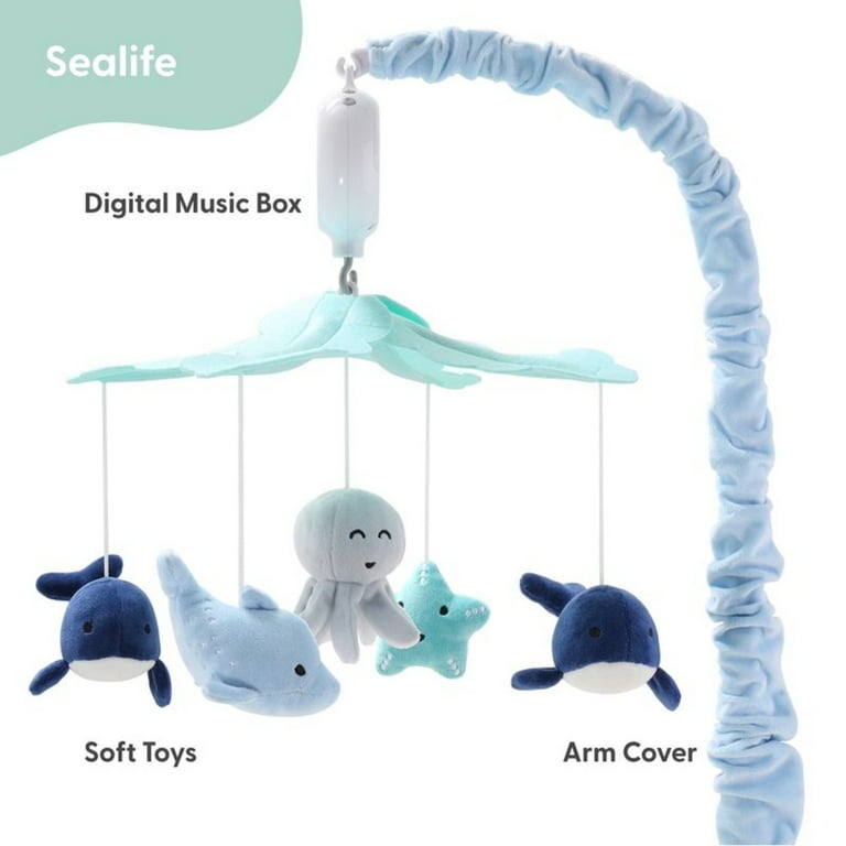 The Peanutshell Sealife Musical Crib Mobile, 12 Lullabies photo 6