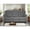 Gray, variant on Ellesophas 81" Fabric Manual Reclining Sofa with Wide Armrests, Drop-Down Table, Cup Holders and Removable Backrest, Brown