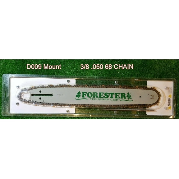 18-inch Husqvarna Compatible Chainsaw Bar and Chain Combo D009 Mount 3/8 .050 68DL Professional Grade