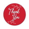 thumbnail image 1 of Darling Souvenir Round 45 Pcs Leaf Vines Thank You Stickers Red Wedding Envelope Seal-1.6 Inches, 1 of 4