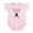 Petal Pink, variant on CafePress - Play Hockey Like My Daddy Body Suit - Baby Light Bodysuit, Size Newborn - 24 Months