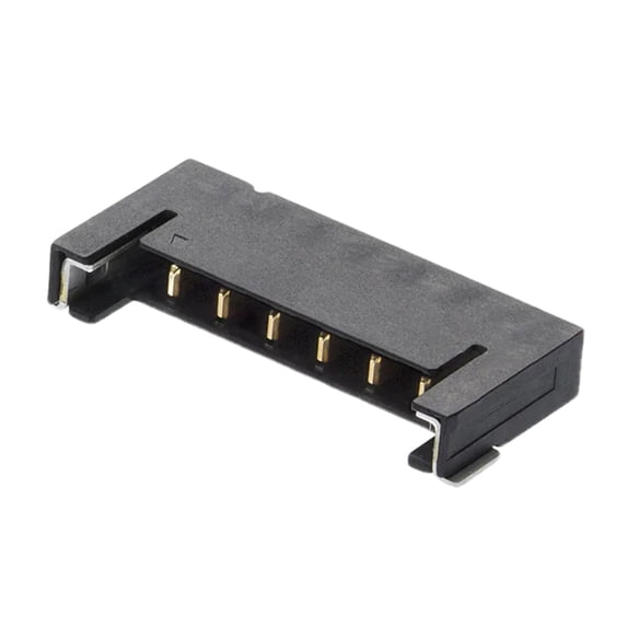 Pack of 8 205338-0006 Connector Header Surface Mount, Right Angle 6 position 0.079 (2.00mm) :RoHS, Cut Tape