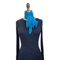 thumbnail image 5 of Wrapables Lightweight Sheer Solid Color Georgette Scarf, Sky Blue, 5 of 9
