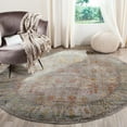 thumbnail image 3 of SAFAVIEH Valencia Grigor Traditional Polyester Runner Rug, Blue/Multi, 2'3" x 14', 3 of 5