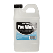 FogWorx Extreme High Density Fog Juice - Long Lasting, High Output, Water Based Fog Machine Fluid - Half Gallon, 64oz