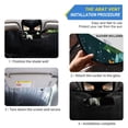 thumbnail image 5 of Iauyy Foldable Windshield Sun Shade for Cars, Interior Sun Protection for car UV Protection for Sedan/SUV/Truck, (S/M/L) Forest Scene, 5 of 8