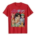 thumbnail image 1 of Pop cazadora para niña Demo-n Hunters Boys Girls Fashion Round-Neck Group Panels T Shirt （Red）, 1 of 3