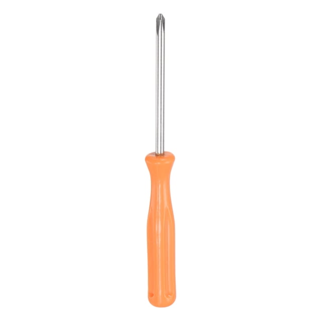 Destornillador Phillips Uxcell PH1 de 4" de longitud, destornillador de cabeza cruzada de precisión con mango antideslizante, amarillo