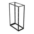 NavePoint 4-Post Adjustable Rack, 37U, 12-24 Threaded, Caster ...