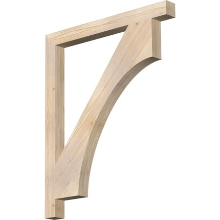 

Ekena Millwork 3 1/2 W x 40 D x 48 H Westlake Block Smooth Bracket Douglas Fir