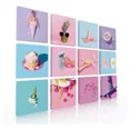 thumbnail image 1 of Set De 12 Cuadros Decorativos, Para Recamara Pop Fashion, 1 of 5