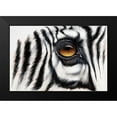 thumbnail image 2 of Plath, Jutta 14x11 Black Modern Framed Museum Art Print Titled - Zebra Augenblick, 2 of 5