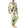 thumbnail image 3 of Kll Farmfield With Cute Animals Sleepwear Mens Flannel Pajamas,Long Cotton Pj Set, 3 of 9