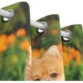 thumbnail image 3 of Coolnut Window Curtain Panels Dog and Flowers Grommet Top Room Darkening Thermal Insulated Blackout Window Treatment Drapes 2 Panels W55 x L84 In, 3 of 6