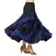 thumbnail image 3 of Flamenco Ballroom Vals Dance Big Swing Mujer Disfraces Modernos Negro Royal Azul real negro Zulema Vestido de baile latino, 3 of 6