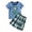 Light Blue, variant on Godom Toddler Boys Outfit Sets Loose Athletic Short Sleeve Shirt Active Shorts Set 2 Pieces Outfit Toddler to Big Kid Sizes
