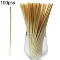 thumbnail image 1 of 100Pcs 20cm Natural Biodegradable Portable Kitchen Bar Drinking Tool, 1 of 10