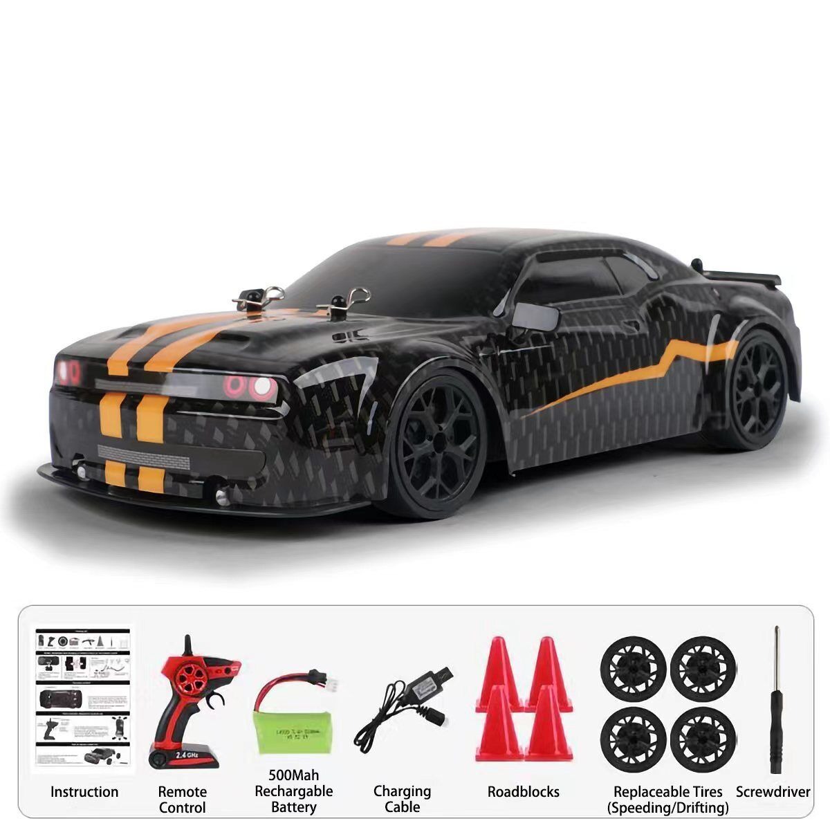 Voiture de Drift Télécommandée RC avec Lumières LED 1/18 | Smyths Toys France Voiture de Drift Télécommandée RC avec Lumières LED 1/18 | Smyths Toys France