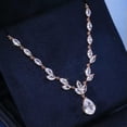 thumbnail image 4 of EOEMY Luxury Cubic Zircon Women Necklace Pendant 925 Silver,Rose Gold Jewelry, 4 of 4