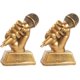 thumbnail image 1 of Micrófono dorado Trophy Maplefield Juvale, resina, 14 x 12 x 6 cm, 1 of 6