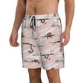thumbnail image 2 of Naloa Cloud Sloth Men's Beach Shorts, Surfing shorts, Swim trunks, Quick Dry Swim Trunks for Surfing Beach Fun - X-Large, 2 of 9
