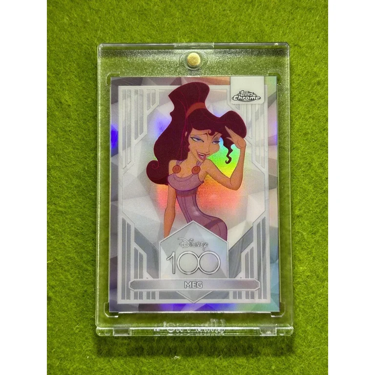 MEG from HERCULES Disney 100 REFRACTOR Card SP 2023 Topps