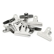 Unique Bargains 10pcs Spring Loaded Office Grip Clips Money Clip Paper Binder Clamps