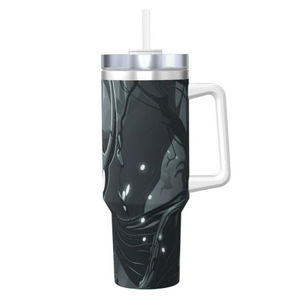 

Bingfone Forest Black Ghost Warrior for 40 Oz Stainless Steel Travel Mug Double Wall Water Coffee Cup for Home Office Outdoor Works Great for Ice Drinks and Hot Beverage