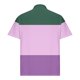 thumbnail image 4 of pstuiky camisetas para hombre, Camisa deportiva de manga corta con solapa y botones a rayas de patchwork para hombre camisetas de hombre xl, 4 of 5