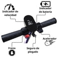 thumbnail image 3 of Scooter Eléctrico para Niños con Luces LED Plegable Batería de Litio 24V Ruedas de Goma Soporta hasta 60 kg, 3 of 6