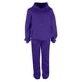 thumbnail image 3 of Women'S Sweatsuits Two Piece Hoodie Long Sleeve and Wide Leg Sweatpants Lounge Sets Women Fall Clothes Vacation Outfits, 3 of 3