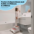 thumbnail image 4 of Taburete ZLMHYYM para lavabo de baño para niños pequeños, paquete de 2, 4 of 7