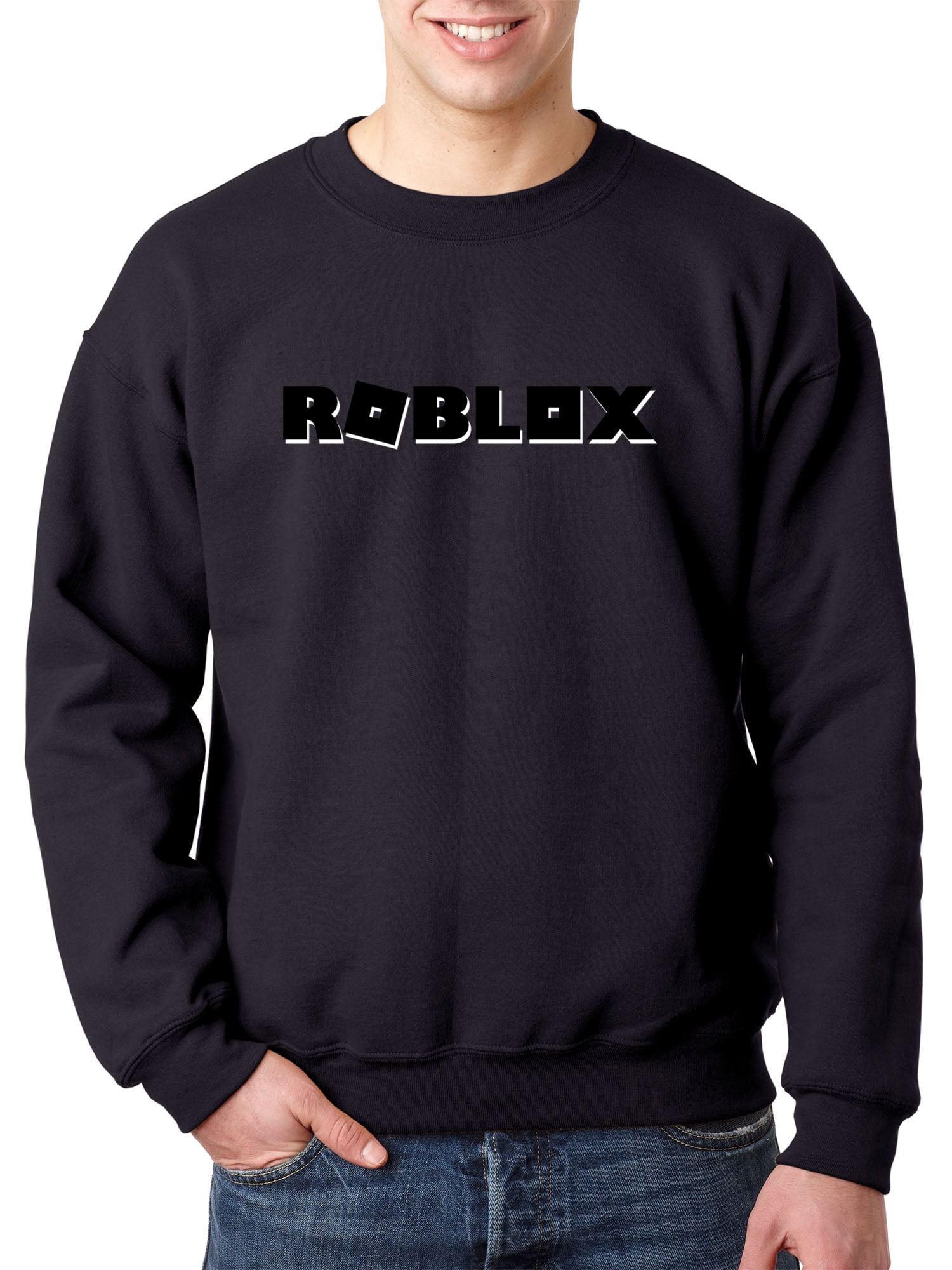 New Way 1168 Crewneck Roblox Block Logo Game Accent Sweatshirt Xl Navy Walmart Com Walmart Com - united states navy roblox