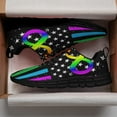 thumbnail image 3 of Autism Acceptance American Shoes for Men Women Running Shoes Lightweight Walking Sneakers Mesh Athletic Sport Shoes Black Size 3.5, 3 of 5