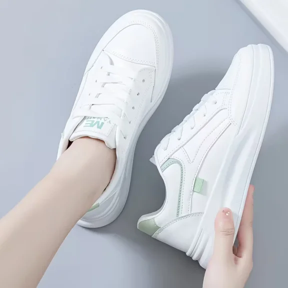 Women's White Non Slip Work Shoes, White Food Service Slip Resistant Work Shoes, White Women's Nursing Shoes.