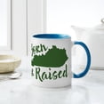thumbnail image 4 of CafePress - Kentucky Born & Raised Mug - 11 oz Ceramic Mug - Novelty Coffee Tea Cup, 4 of 4
