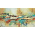 thumbnail image 2 of Villarreal, Gabriela 14x10 White Modern Wood Framed Museum Art Print Titled - Puente Ocre, 2 of 4