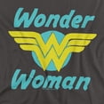 thumbnail image 2 of DC Wonder Wings Women's T Shirt, Charcoal, Large, 2 of 6