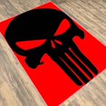 thumbnail image 2 of Punisher, Skull Rug, Punisher Decor Rug, Skeleton Head Punisher, 2 of 8