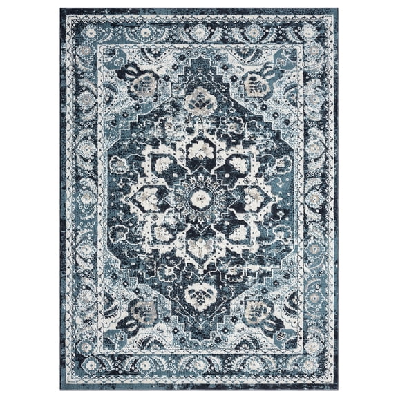 United Weavers Stratton Area Rug 675 71160 Woodlands Blue, 2' x 3'